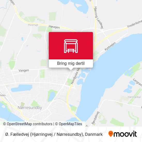 Ø. Fælledvej (Hjørringvej / Nørresundby) kort