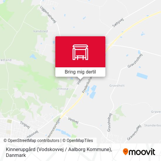 Kinnerupgård (Vodskovvej / Aalborg Kommune) kort