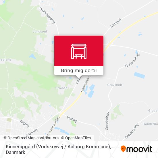 Kinnerupgård (Vodskovvej / Aalborg Kommune) kort