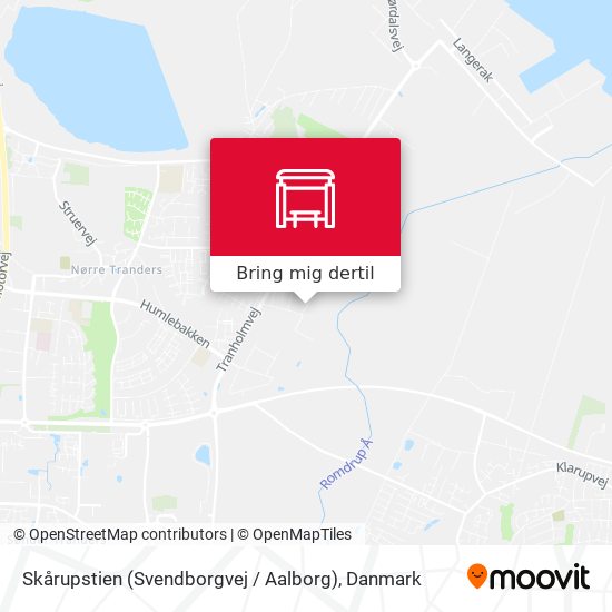 Skårupstien (Svendborgvej / Aalborg) kort