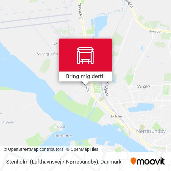 Stenholm (Lufthavnsvej / Nørresundby) kort