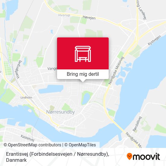 Erantisvej (Forbindelsesvejen / Aalborg) kort