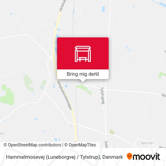 Hammelmosevej (Luneborgvej / Tylstrup) kort