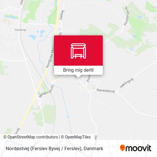 Nordøstvej (Ferslev Byvej / Ferslev) kort