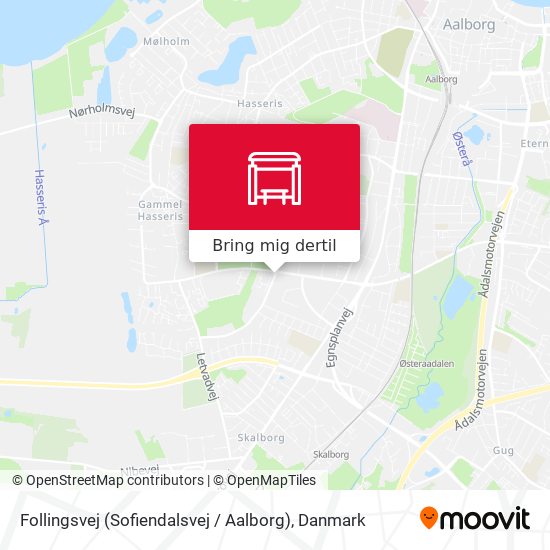 Follingsvej (Sofiendalsvej / Aalborg) kort