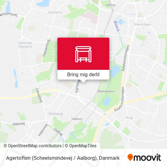 Agertoften (Scheelsmindevej / Aalborg) kort