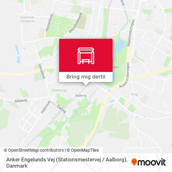 Anker Engelunds Vej (Stationsmestervej / Aalborg) kort