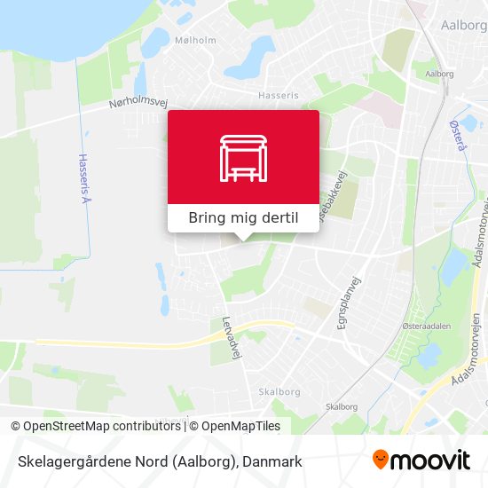 Skelagergårdene Nord (Aalborg) kort