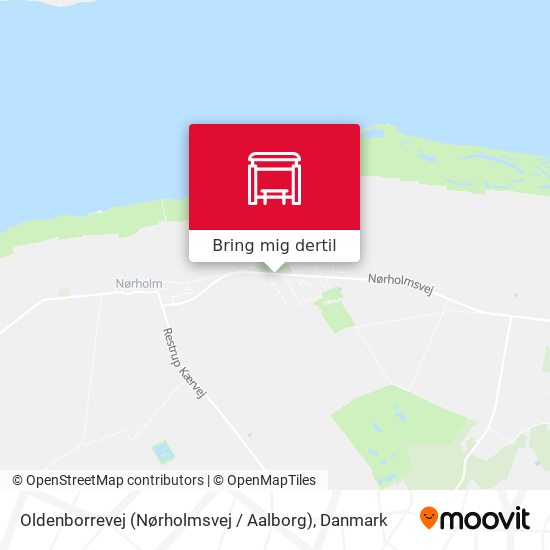 Oldenborrevej (Nørholmsvej / Aalborg) kort