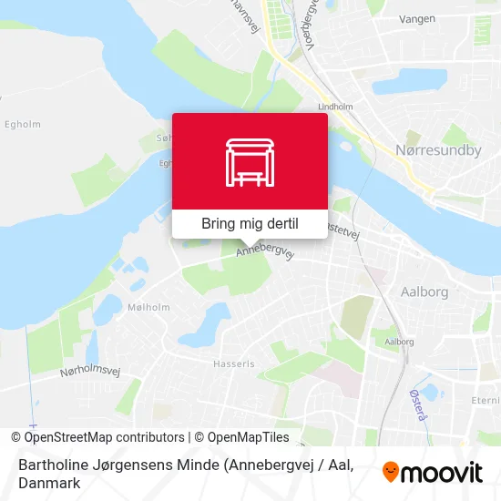 Bartholine Jørgensens Minde kort