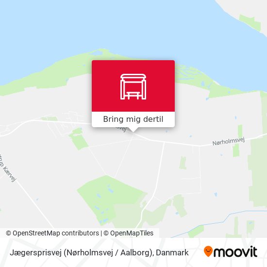 Jægersprisvej (Nørholmsvej / Aalborg) kort