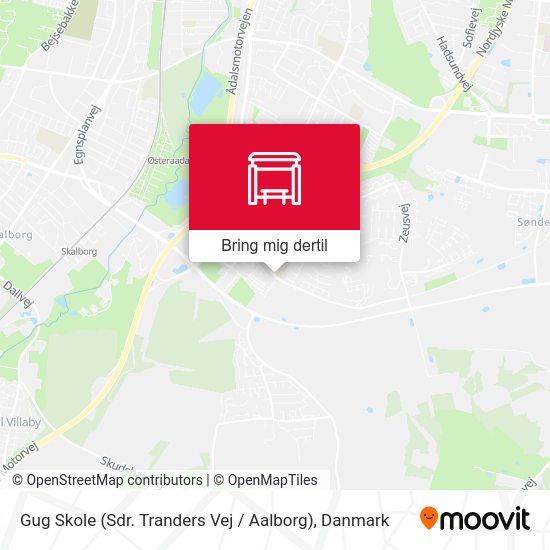 Gug Skole (Sdr. Tranders Vej / Aalborg) kort