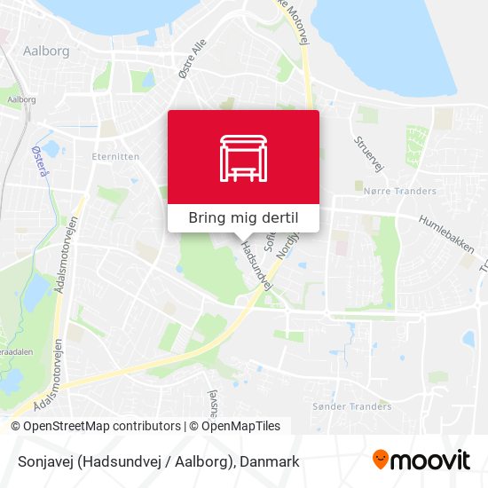 Sonjavej (Hadsundvej / Aalborg) kort