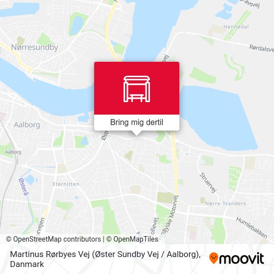 Martinus Rørbyes Vej (Øster Sundby Vej / Aalborg) kort