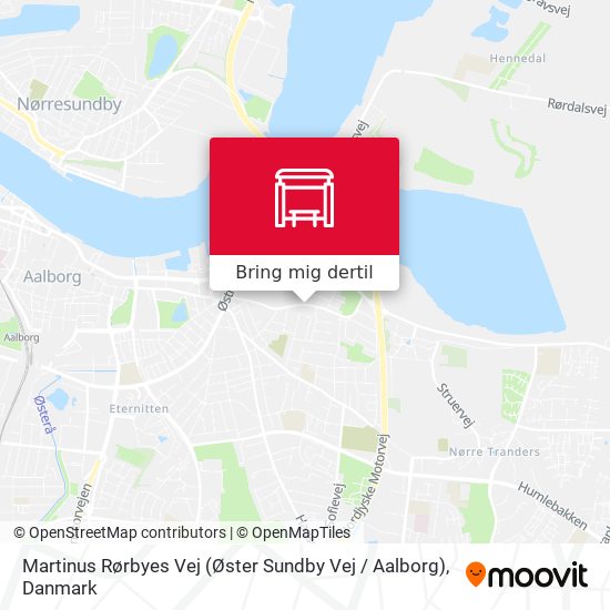 Martinus Rørbyes Vej (Øster Sundby Vej / Aalborg) kort
