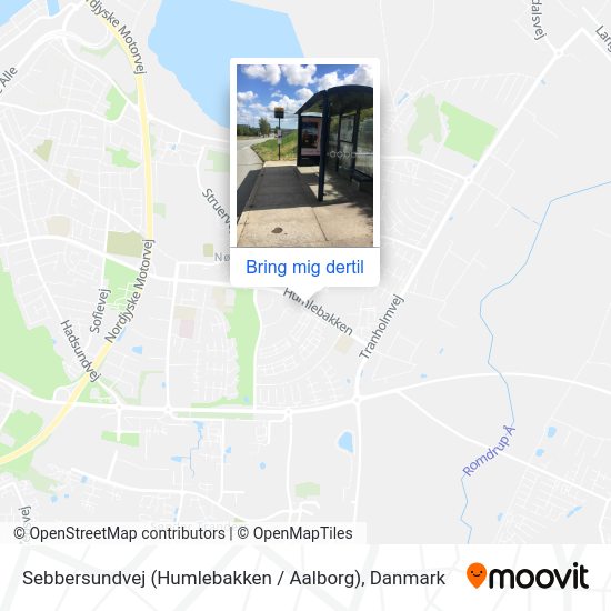Sebbersundvej (Humlebakken / Aalborg) kort