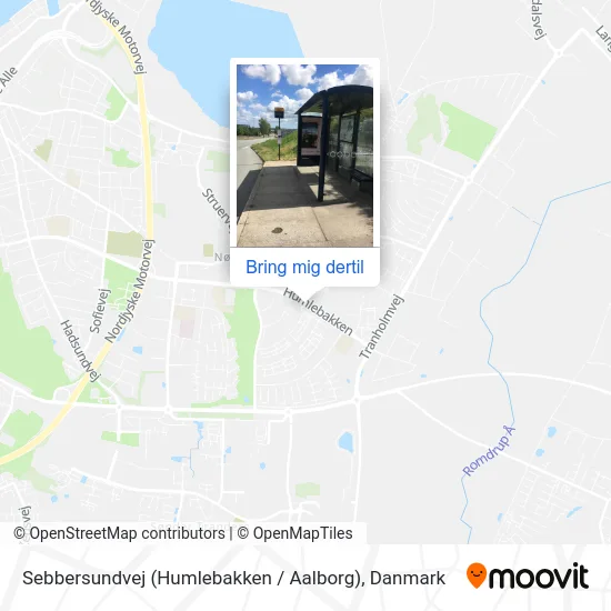 Sebbersundvej (Humlebakken / Aalborg) kort