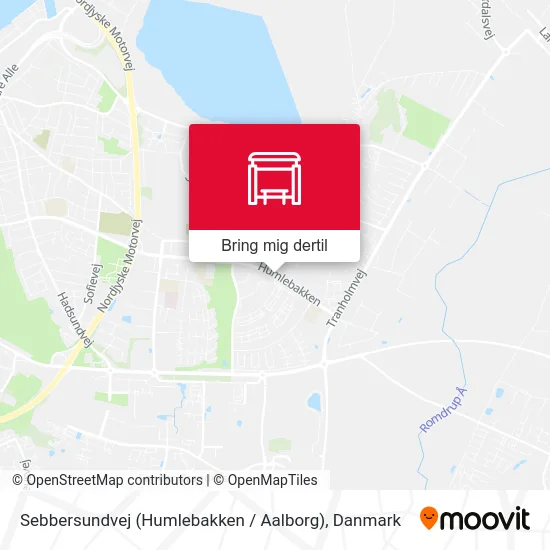 Sebbersundvej (Humlebakken / Aalborg) kort