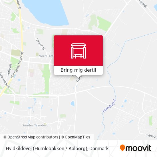 Hvidkildevej (Humlebakken / Aalborg) kort