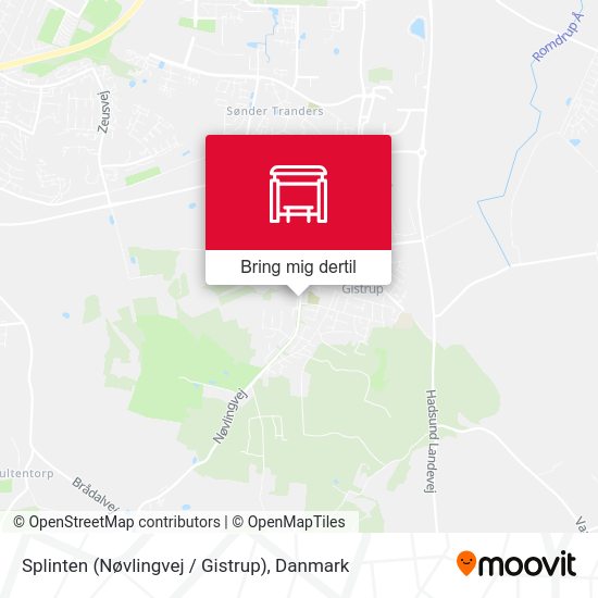 Splinten  (Nøvlingvej / Gistrup) kort