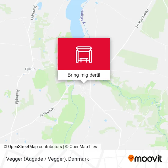 Vegger (Aagade / Vegger) kort