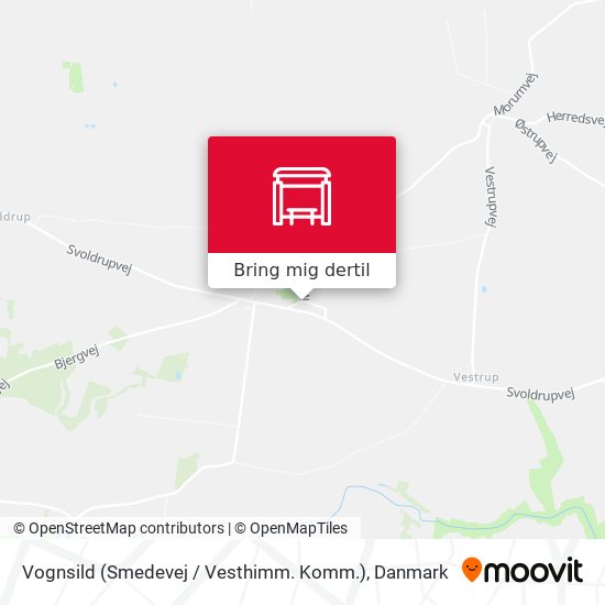 Vognsild (Smedevej / Vesthimm. Komm.) kort