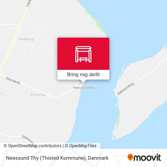 Neessund Thy (Thisted Kommune) kort