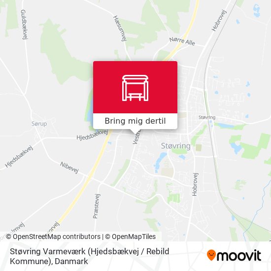 Støvring Varmeværk (Hjedsbækvej / Rebild Kommune) kort