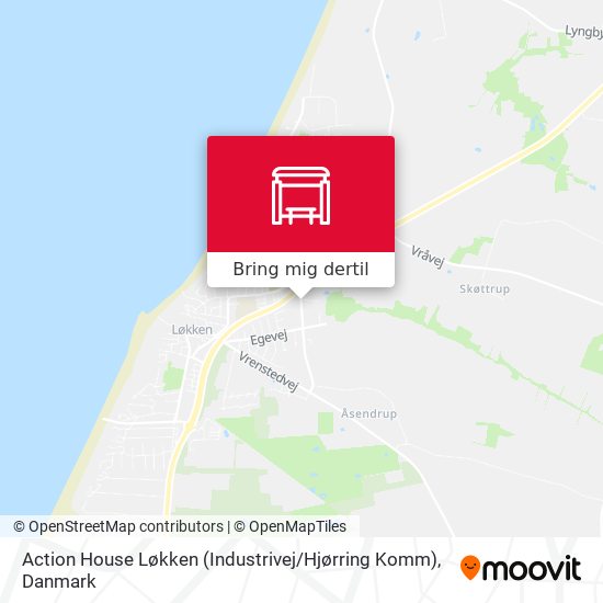 Action House Løkken (Industrivej / Hjørring Komm) kort