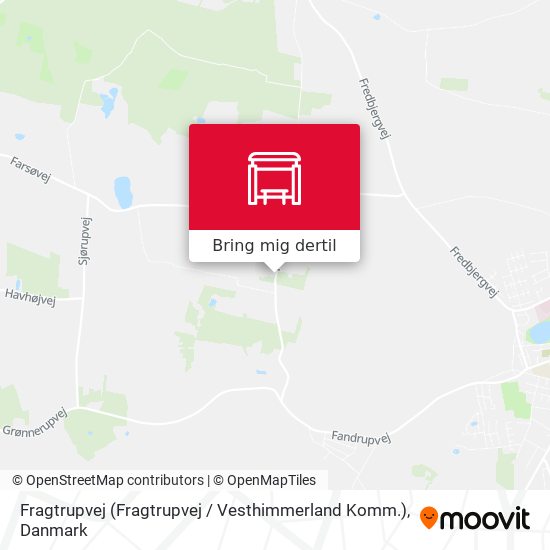 Fragtrupvej (Fragtrupvej / Vesthimmerland Komm.) kort