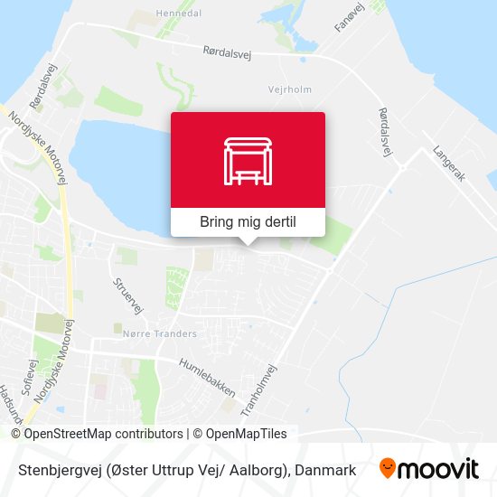 Stenbjergvej (Øster Uttrup Vej/ Aalborg) kort