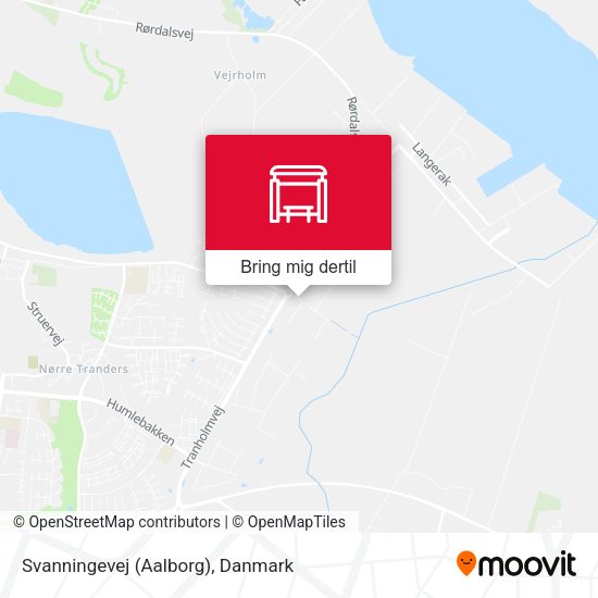 Svanningevej (Aalborg) kort