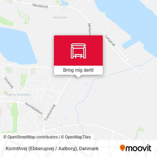 Korinthvej (Ebberupvej / Aalborg) kort