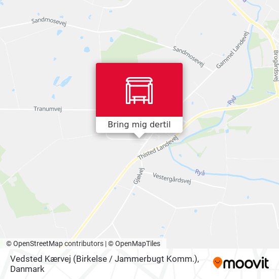 Vedsted Kærvej (Birkelse / Jammerbugt Komm.) kort