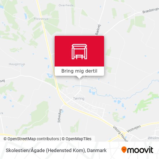 Skolestien / Ågade (Hedensted Kom) kort