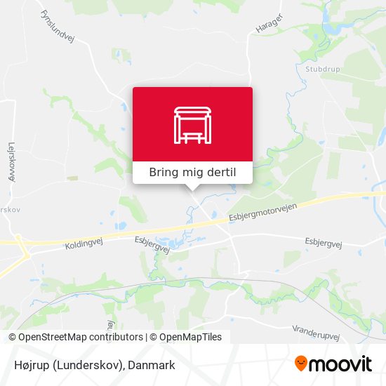 Højrup (Lunderskov) kort