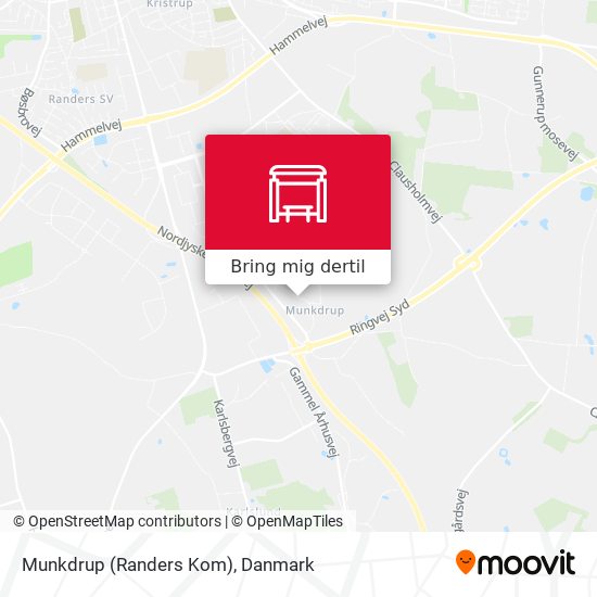 Munkdrup (Randers Kom) kort