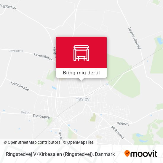 Ringstedvej V / Kirkesalen kort