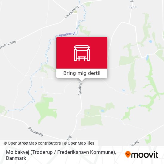 Mølbakvej (Trøderup / Frederikshavn Kommune) kort