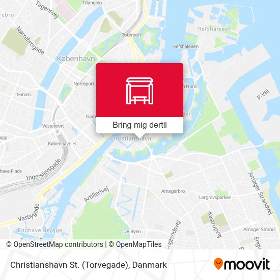 Christianshavn St. (Torvegade) kort