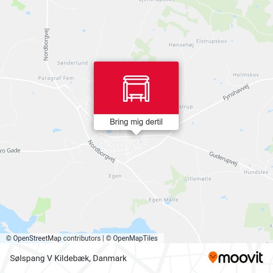 Sølspang V Kildebæk kort
