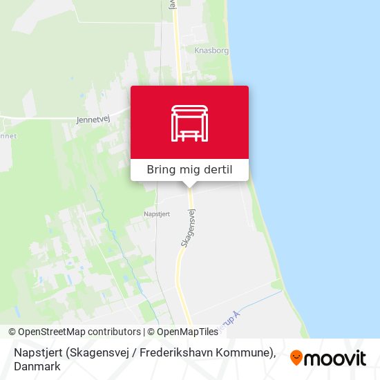 Napstjert (Skagensvej / Frederikshavn Kommune) kort