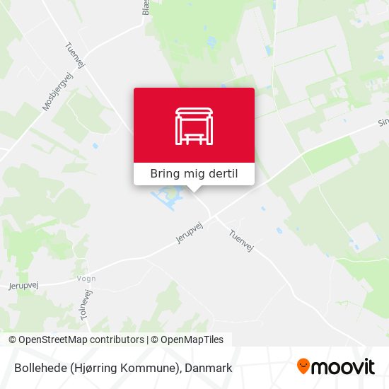 Bollehede (Hjørring Kommune) kort