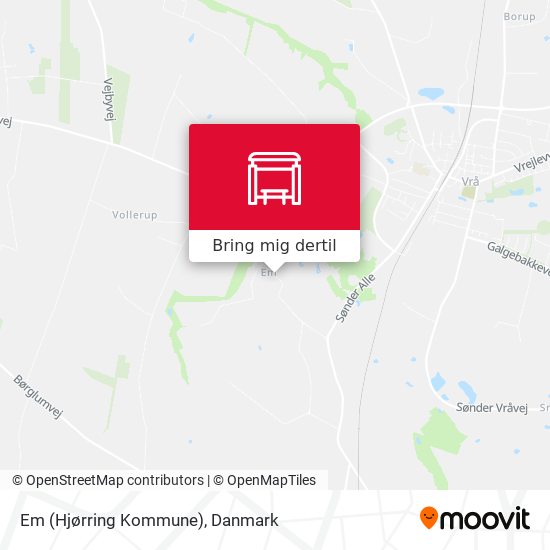 Em (Hjørring Kommune) kort