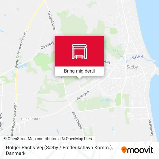 Holger Pachs Vej (Sæby / Frederikshavn Komm.) kort