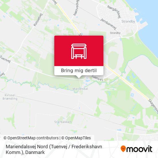 Mariendalsvej Nord (Tuenvej / Frederikshavn Komm.) kort