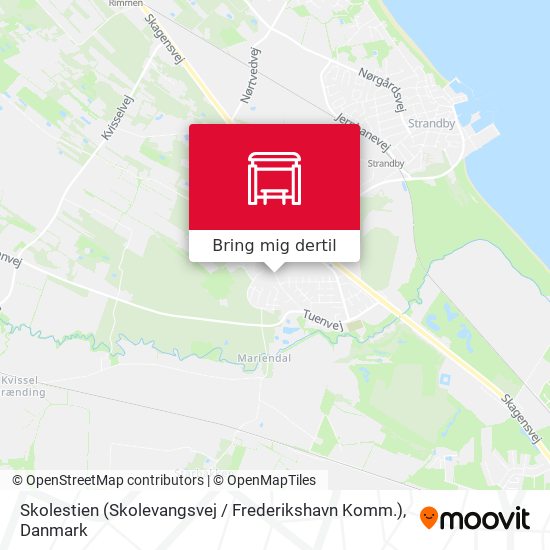 Skolestien (Skolevangsvej / Frederikshavn Komm.) kort