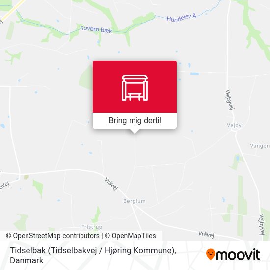 Tidselbak (Tidselbakvej / Hjøring Kommune) kort