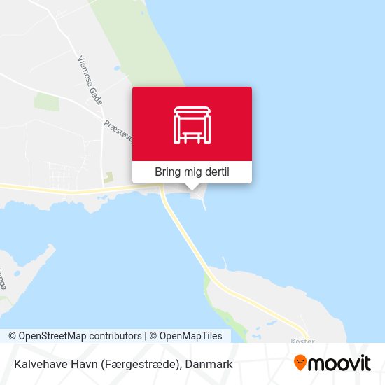 Kalvehave Havn (Færgestræde) kort