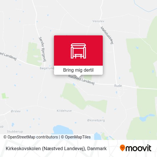 Kirkeskovskolen (Næstved Landevej) kort